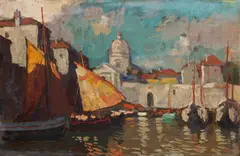 Lajos Gimes, Il porto di Ragusa