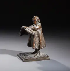 Eugenio Pellini, Bambina che legge, sculpture