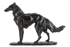 Francis La Monaca, Levriero, sculpture