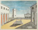 IL RIPOSO DI ARIANNA (PRIMA VERSIONE) by Giorgio de Chirico, print (other), sold Dec 2024