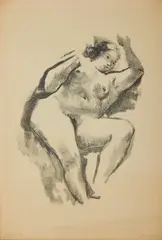 Giuseppe Capogrossi, SENZA TITOLO ( CARTELLA DONNE), print (other)