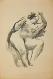 Giuseppe Capogrossi, SENZA TITOLO ( CARTELLA DONNE), print (other)