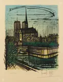 Bernard Buffet, NOTRE DAME DE PARIS, print (other)