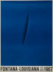 FONTANA - LOUISIANA, 1967 by Lucio Fontana, print (other), sold Dec 2024