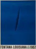 Lucio Fontana, FONTANA - LOUISIANA, 1967, print (other)