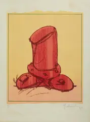 SOFT FIRE PLUG by Claes Oldenburg, print (other), sold Dec 2024