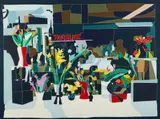 Ugo Nespolo, REFLECTIONS IN A WINDOW, print (other)