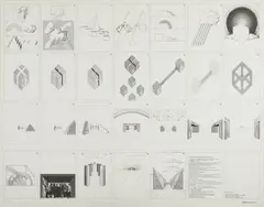 Superstudio, UN VIAGGIO NELLE RAGIONI DELLA RAGIONE, 1968-1969, print (other)