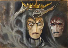 Alberto Martini, INCORONAZIONE DI MACBETH, (1940)
