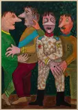 Enrico Baj, PARTITA A QUATTRO, 1971