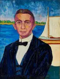 Heinrich Maria Davringhausen, RITRATTO (AUTORITRATTO)