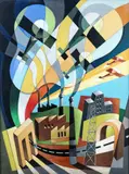 Italo Ferro, SENZA TITOLO (AEROPITTURA)