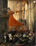 Pietro Annigoni, INTERNO DI CATTEDRALE-DUOMO DI MILANO