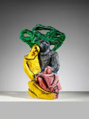 Sandro Chia, FIGURE CON ALBERO, sculpture