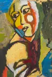 FIGURA (SENZA TITOLO) by Renato Guttuso, sold Oct 2024