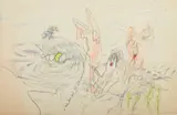 SENZA TITOLO, 1965-1969 by Roberto Sebastián Antonio Matta, sold Oct 2024