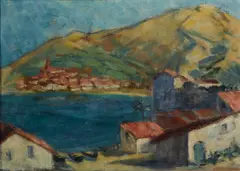 SAINT-CIRQ LAPOPIE, 1934 by Maximilien Luce, sold Oct 2024
