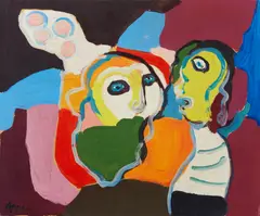 SENZA TITOLO by Karel Appel, sold Oct 2024