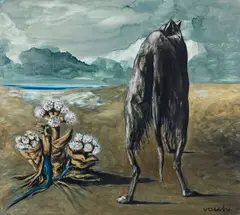 ATTESA DEL PIANETA, 1971 by Sergio Vacchi, sold Oct 2024
