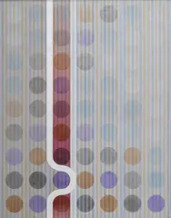 INDICAZIONE VERTICALE, 1990 by Carlo Nangeroni, sold Oct 2024