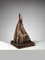 Giacomo Manzù, CARDINALE SEDUTO, 1975, sculpture
