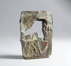 FIGURA CHE S'INOLTRA, 1986 by Alberto Ghinzani, sculpture, sold Oct 2024