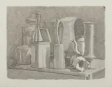 Giorgio Morandi, GRANDE NATURA MORTA CON CAFFETTIERA (II STATO), 1933, print (other)