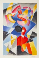 Gino Severini, COMPOSIZIONE, 1955, print (other)
