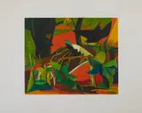 Renato Guttuso, IL MERLO, 1984, print (other)