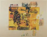 Robert Rauschenberg, YELLOW BODY, 1971, print (other)