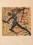 DALLA SERIE LES VITRAUX ( 24 TEMI DEL SURREALISMO) : LA FEDE CHE VACILLA, 1973 by Salvador Dalí, print (other), sold Jul 2024