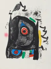 Joan Miró, LE PÈLERIN DE COMPOSTELLE, 1969, print (other)