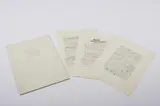Giacomo Manzù, MANZU' TRE INCISIONI, PETRASSI 3 PAGINE MUSICALI, print (other)
