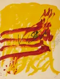 DALLA CARTELLA AL MESTRES DE CATALUNJA (#5), 1974 by Antoni Tàpies, print (other), sold Jul 2024