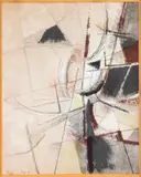 Toti Scialoja, COMPOSIZIONE, 1955, print (other)