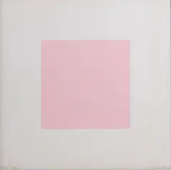 Turi Simeti, UN OVALE ROSA, print (other)