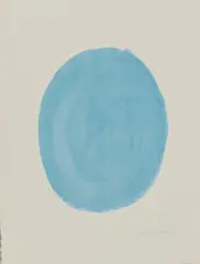 Lucio Fontana, NUDO AZZURRO, 1967, print (other)