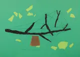 Bruno Munari, SISTEMAZIONE IN UN GIARDINO SU BASAMENTO DI PIETRA, 1990