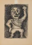 Enrico Baj, GENERAL MECHANTM, 1972, print (other)