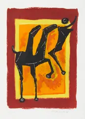 GIOCOLIERE, 1977 by Marino Marini, sold Jul 2024