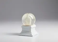 Maurizio Cattelan, SNOWBALL L.O.V.E, sculpture