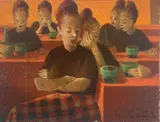 Antonio Calderara, SEI DONNE, 1952