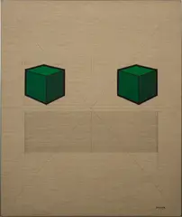 Tino Stefanoni, I CUBI 45D (CUBI VERDI), 1975