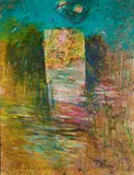 Gianni Dova, LUCI SUL LAGO, 1989