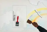 LO SPESSORE DELL'ARCOBALENO, 1965 by Tano Festa, sold Mar 2024