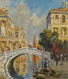 Roberto Marcello Iras Baldessari, PONTE A VENEZIA, 1913-14
