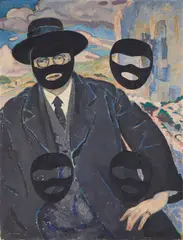Eduardo Arroyo, 3 FANTOMAS Y 1 MONSIEUR D'ALIGNAN, 2006