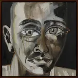 Francesco Clemente, GRISAILLE SELF PORTRAIT, 1997