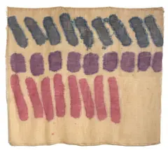 TRE SEGNI, 1980 by Giorgio Griffa, sold Mar 2024
