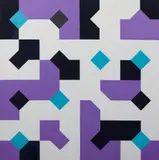 Bruno Munari, COLORI NELLA CURVA DI PEANO, 1985